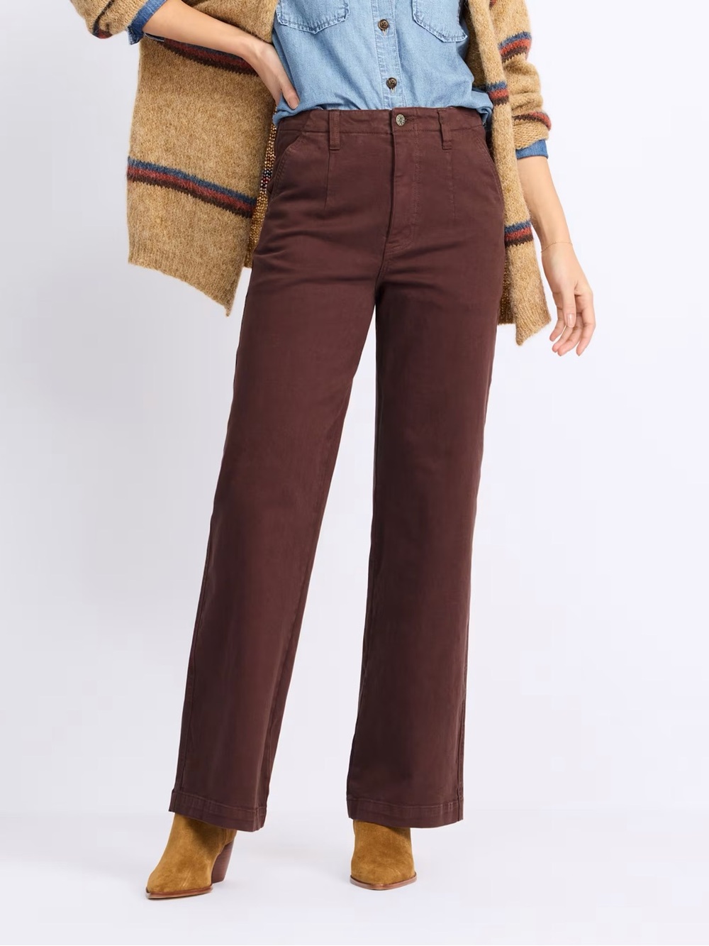 Daze Denim The Mate Flare Pant Size 26 Brown